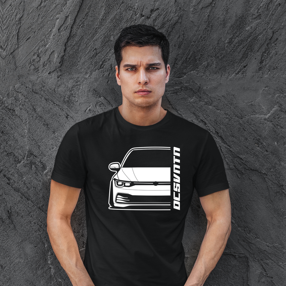 VW Golf Mk8 MY 2019 – customizable Shirts & Hoodies