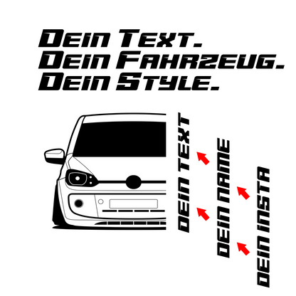 VW UP AA BJ 2011 – personalisierbares Shirt & Hoodie