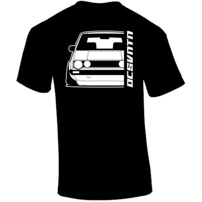 VW Golf GTI MK1 Doppelscheinwerfer BJ 1976 – personalisierbares Shirt & Hoodie