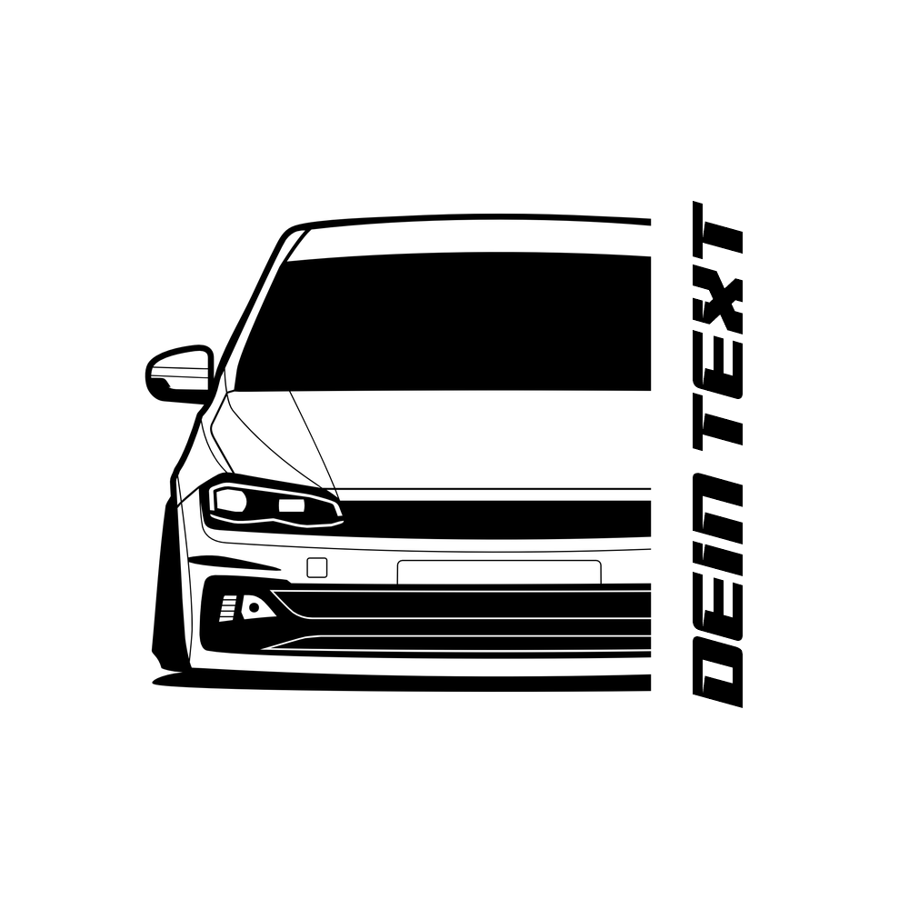 VW Polo GTI 2G MK6 MY 2019 – customizable Shirts & Hoodies