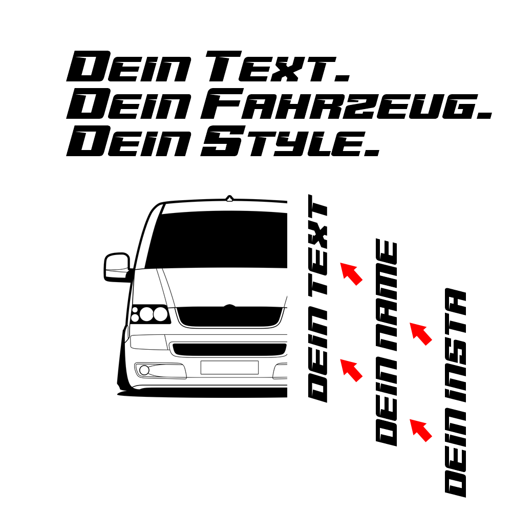 VW Multivan T5 MY 2003 – customizable Shirts & Hoodies