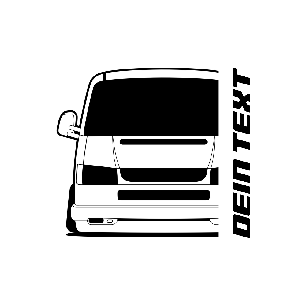 VW Multivan T4 7D FL BJ 1996 – personalisierbares Shirt & Hoodie