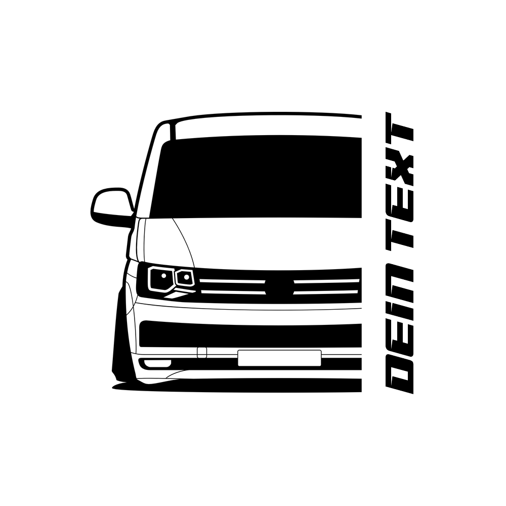VW Multivan T6 BJ 2015 – personalisierbares Shirt & Hoodie