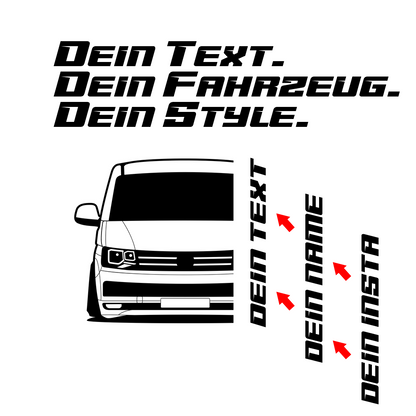VW Multivan T6 BJ 2015 – personalisierbares Shirt & Hoodie