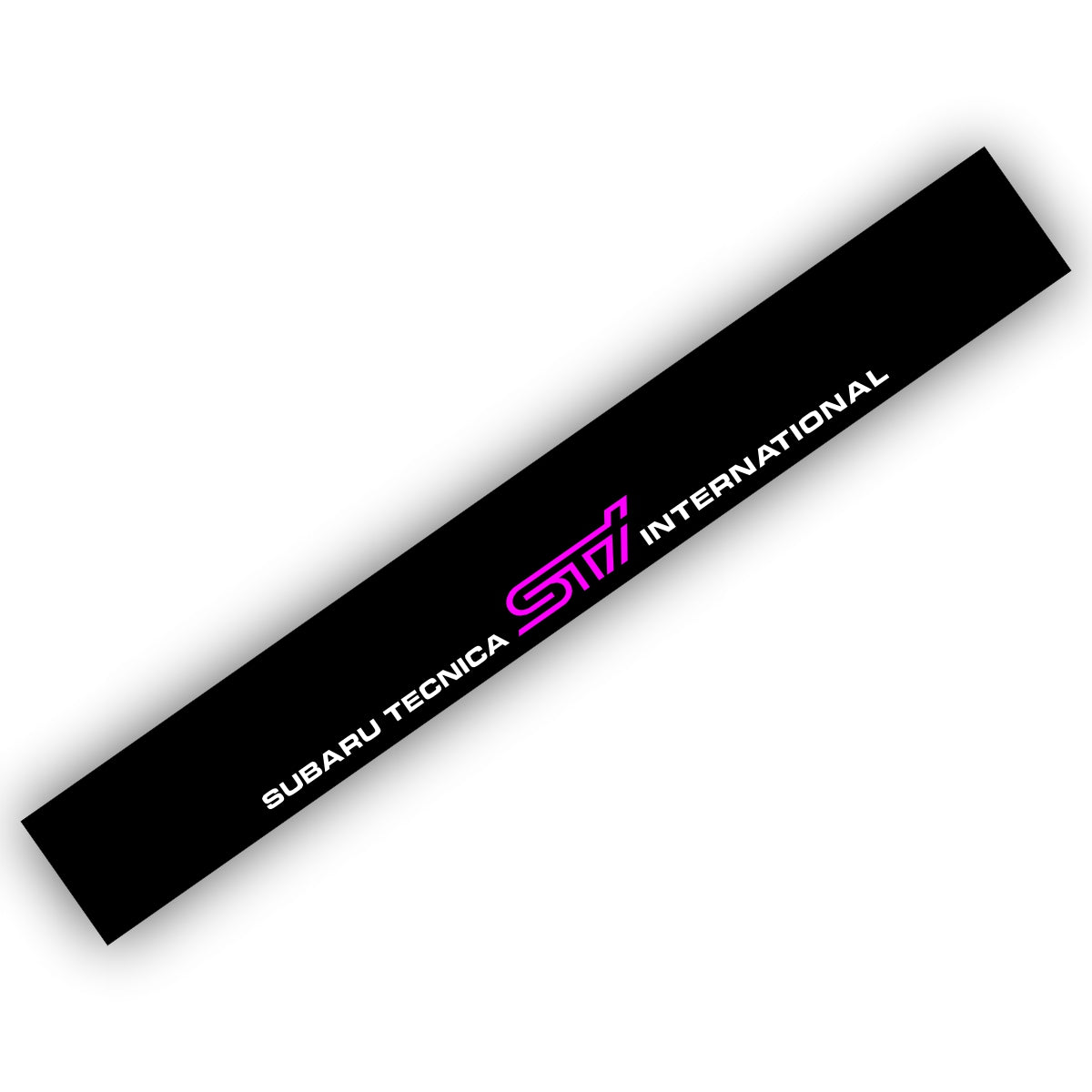 Subaru STI Banner Schwarz W-004B