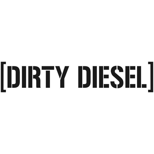 45 cm Sticker Dirty Diesel Hoon