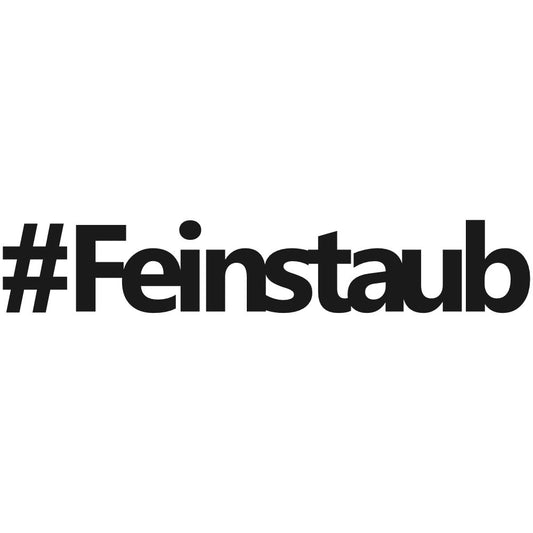 45 cm Sticker Feinstaub