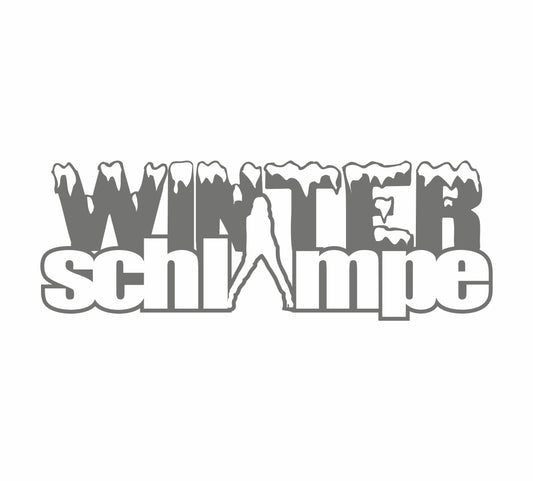 Winterschlampe2 17 cm Sticker
