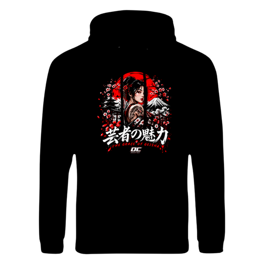 CP-117 The Grace of Geisha Hoodie Schwarz