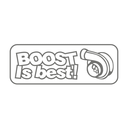 boost is best Sticker 17 cm