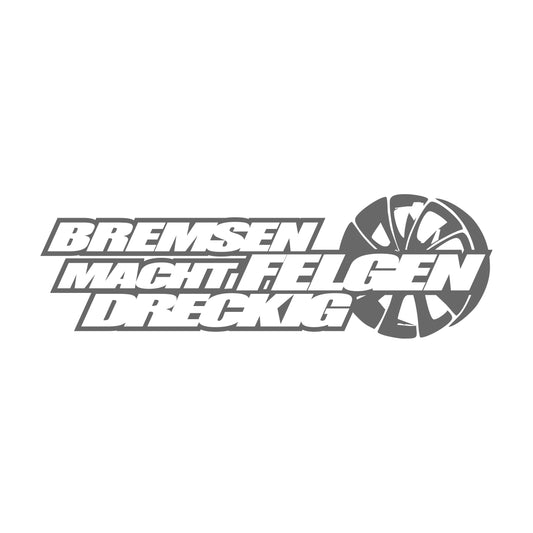 Bremsen macht die Felgen dreckig