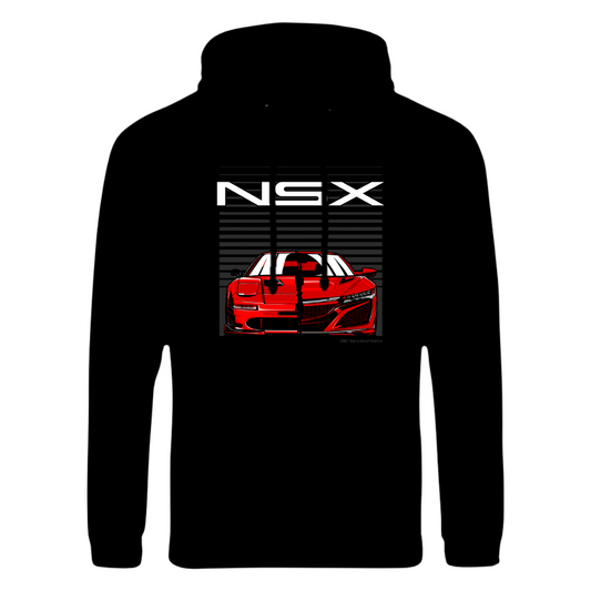 CP-064 Honda NSX Old vs New Hoodie Schwarz