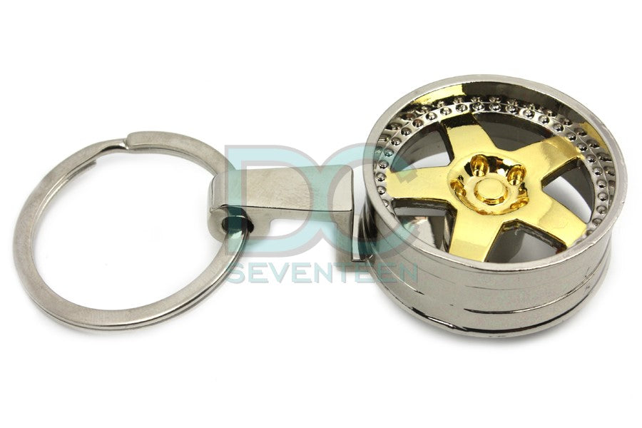 5 Speichen Felge Gold Chrome