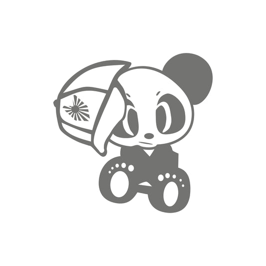 jdm panda cap 10cm Sticker