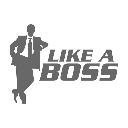 Like a Boss Anzug 17 cm Sticker