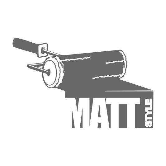 Matt Style Rolle 17 cm Sticker