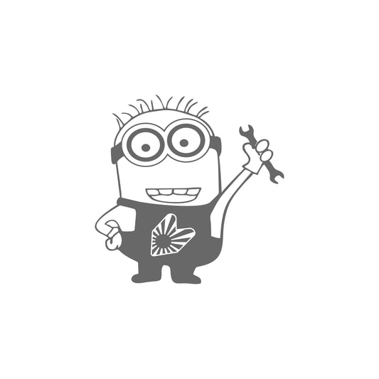 minion werkstatt jdm wakaba 10cm Sticker